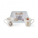 WRENDALE DESIGNS THE COUNTRY SET MUG & TRAY SET