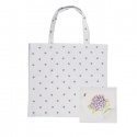 WRENDALE DESIGNS FOLDABLE SHOPPER HYDRANGEA
