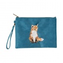 WRENDALE DESIGNS EMBROIDED POUCH DAYDREAMER FOX
