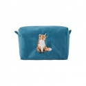 WRENDALE DESIGNS EMBROIDED MAKE UP BAG DAYDREAMER FOX