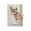 WRENDALE DESIGNS SIGNATURE STATIONERY THE WAITING GAME FOX NOTEBOOK A5