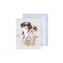 WRENDALE DESIGNS PEDALS & PAWS MINI CARD