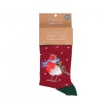 WRENDALE DESIGNS CHRISTMAS CHILDRENS SOCKS SEASONS TWEETINGS 1