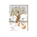 WRENDALE DESIGNS TWELVE DAYS OF CHRISTMAS ADVENT CALENDAR CARD