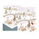 WRENDALE DESIGNS SNOW PLACE LIKE HOME 8 LUXURY CHRISTMAS CARDS