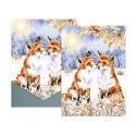 WRENDALE DESIGNS FOOTPRINTS IN TNE SNOW 8 LUXURY CHRISTMAS CARDS