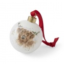 WRENDALE DESIGNS CHRISTMAS BAUBLE HIGHLAND STAR