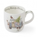 WRENDALE DESIGNS DRIVINWRENDALE DESIGNS DRIVING HOME FOR CHRISTMAS MUGG HOME FOR CHRISTMAS