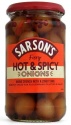 SARSONS HOT & SPICY SILVERSKIN ONIONS