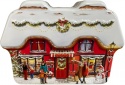 THE SILVER CRANE COMPANY COTTAGE WINTER SWEET SHOP TIN