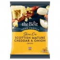 THE BEST SCOTTISH MATURE CHEDDAR & ONION CRISPS