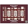 CHRISTMAS CRACKERS 8 PREMIUM BURGANDY & CREAM JOY