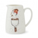 WRENDALE DESIGNS POSY JUG A LITTLE RED ROBIN