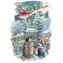 IT'S SANTA - DOGS & CATS 3D CARD