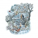 LET IT SNOW 3D CARD
