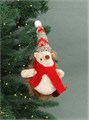 GISELA GRAHAM FABRIC HEDGEHOG WITH HAT & SCARF
