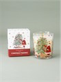 GISELA GRAHAM CHRISTMAS PUDDING SCENTED NOSTALGIA SANTA & TREE CANDLE SMALL