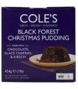 COLES'S BLACK FORREST CHRISTMAS PUDDING