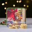 GRANDMA WILD'S EMBOSSED COCKAPOO DOORSTEP BISCUIT TIN