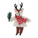 GISELA GRAHAM MIXED WOOL REINDEER