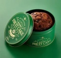 BUCKINGHAM WHISKEY FRUIT CAKE IN VINTAGE TIN