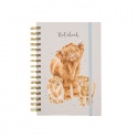WRENDALE DESIGNS HIGHLAND COO SPIRAL BOUND NOTEBOOK A5
