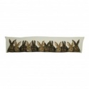DRAUGHT STRIP CUSHION RABBITS CANVAS