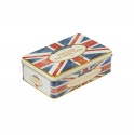 NEW ENGLISH TEAS TEA SELECTION RETRO UNION JACK TIN 72 TEA BAGS