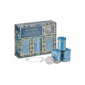 NEW ENGLISH TEAS LOOSE LEAF TEA & INFUSER GIFT SET TEAL