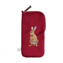 WRENDALE DESIGNS EMBOIDERED GLASSES/MOBILE PHONE POUCH GOLDEN HOUR HARE