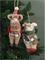GISELA GRAHAM FAUX FUR MOUSE WITH GIFT
