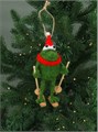 GISELA GRAHAM MIXED WOOL SKIING FROG
