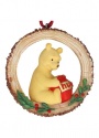 GISELA GRAHAM RESIN LOG WITH WINNIE THE POOH