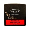 FARMHOUSE SAVOURY BISCUITS SEA SALT & BLACK PEPPER