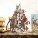 WOODLAND SLEIGH 3D CARD
