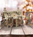 COSY CHRISTMAS COTTAGE 3D CARD