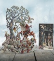 HARE RACING 3D CARD