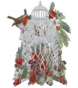 CHRISTMAS FLOWER CAGE 3D CARD
