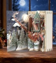T'WAS THE NIGHT BEFORE CHRISTMAS POP UP OFF THE PAGE 3D CARD