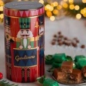 GARDINERS OF SCOTLAND NUTCRACKER CHOCOLATE MINT CRISP FUDGE TIN