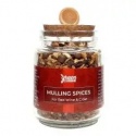GREEN CUISINE MULLING SPICES FOR RED WINES & CIDERS 100GR IN GLASS JAR WITH WOODEN SPOON